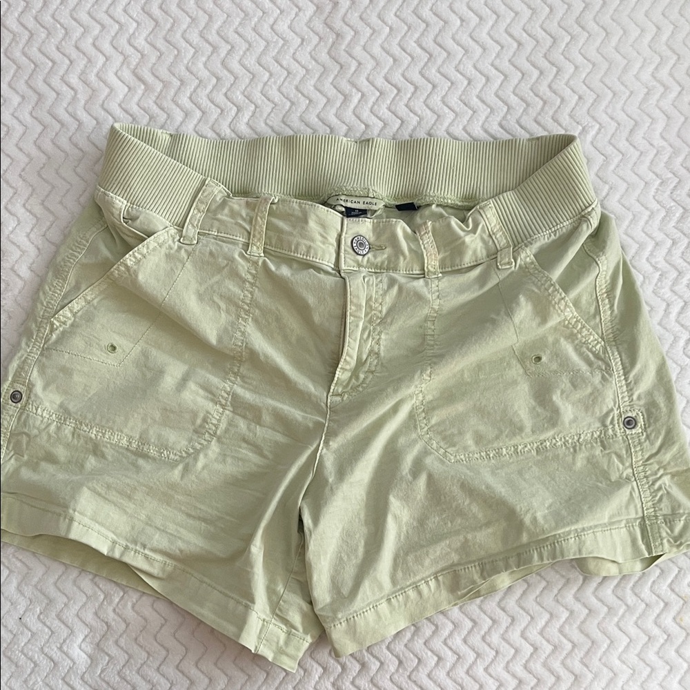 American Eagle Outfitters Light Green Cargo Shorts